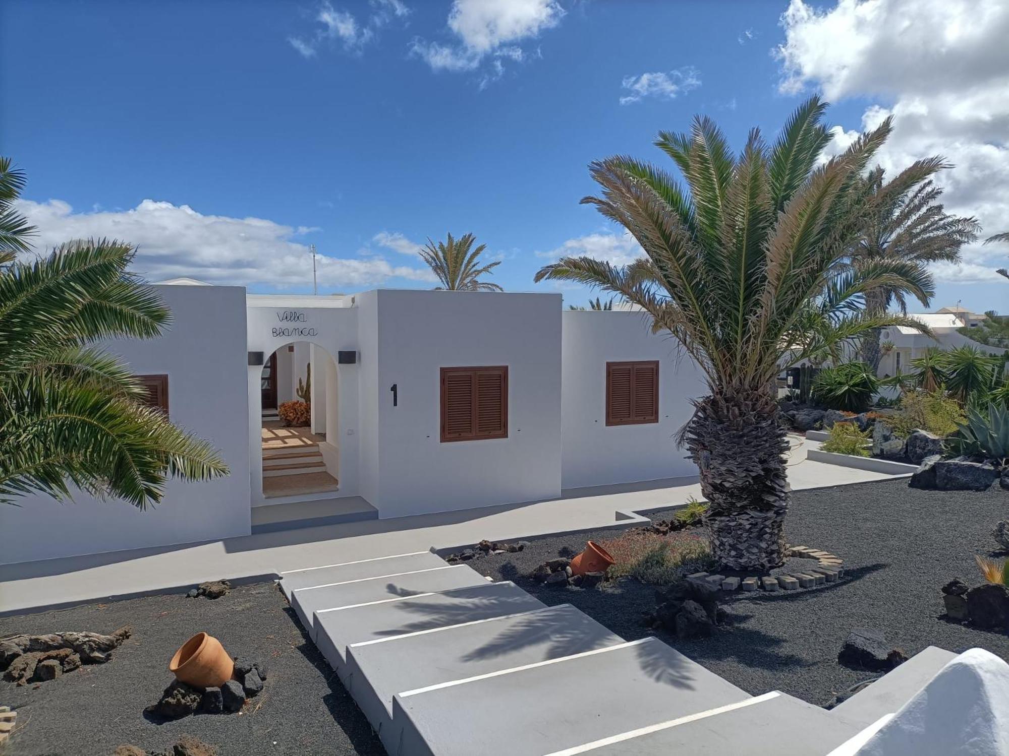 Villa Blanca Nudist Place Charco del Palo Eksteriør billede