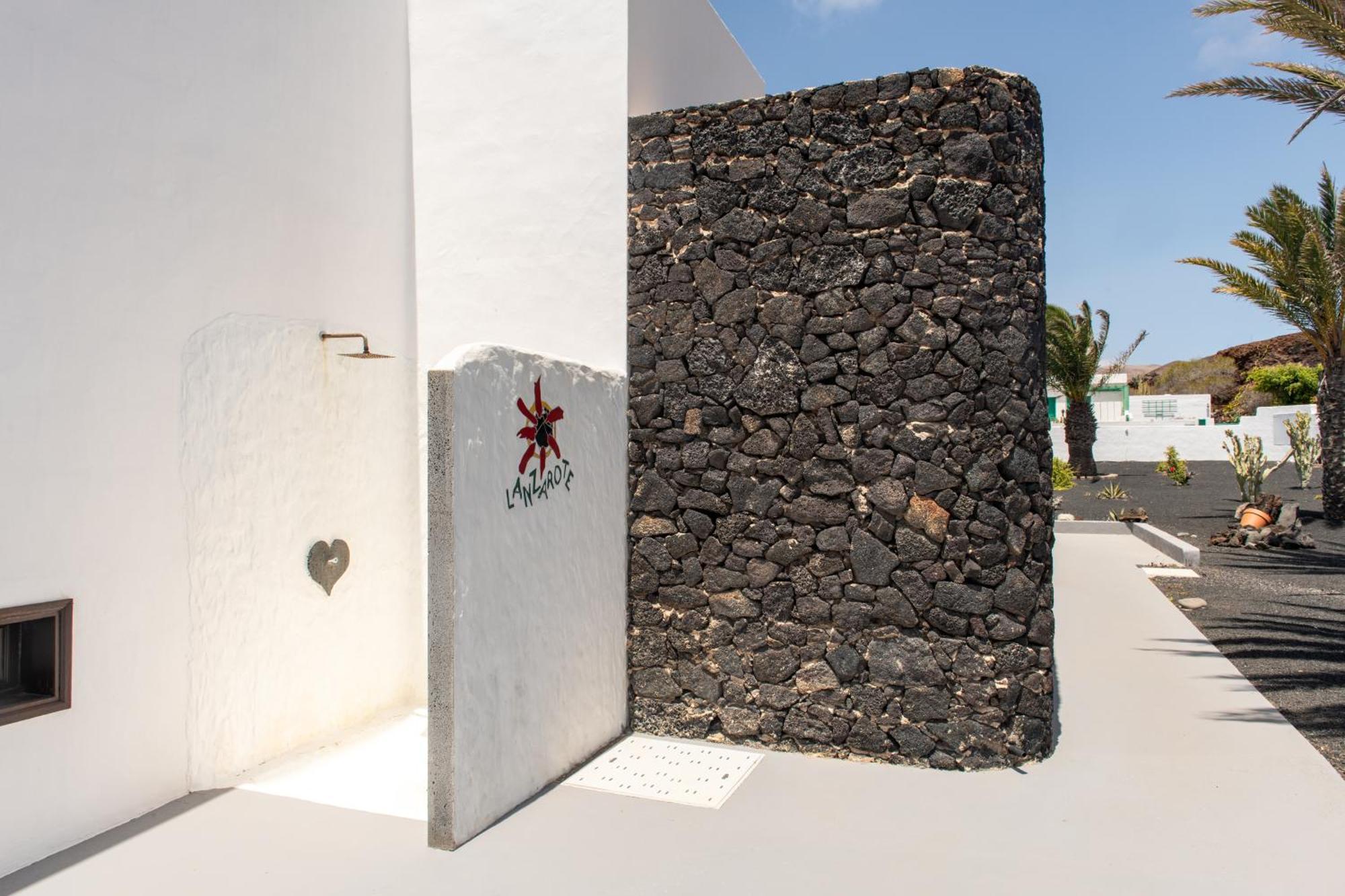 Villa Blanca Nudist Place Charco del Palo Eksteriør billede