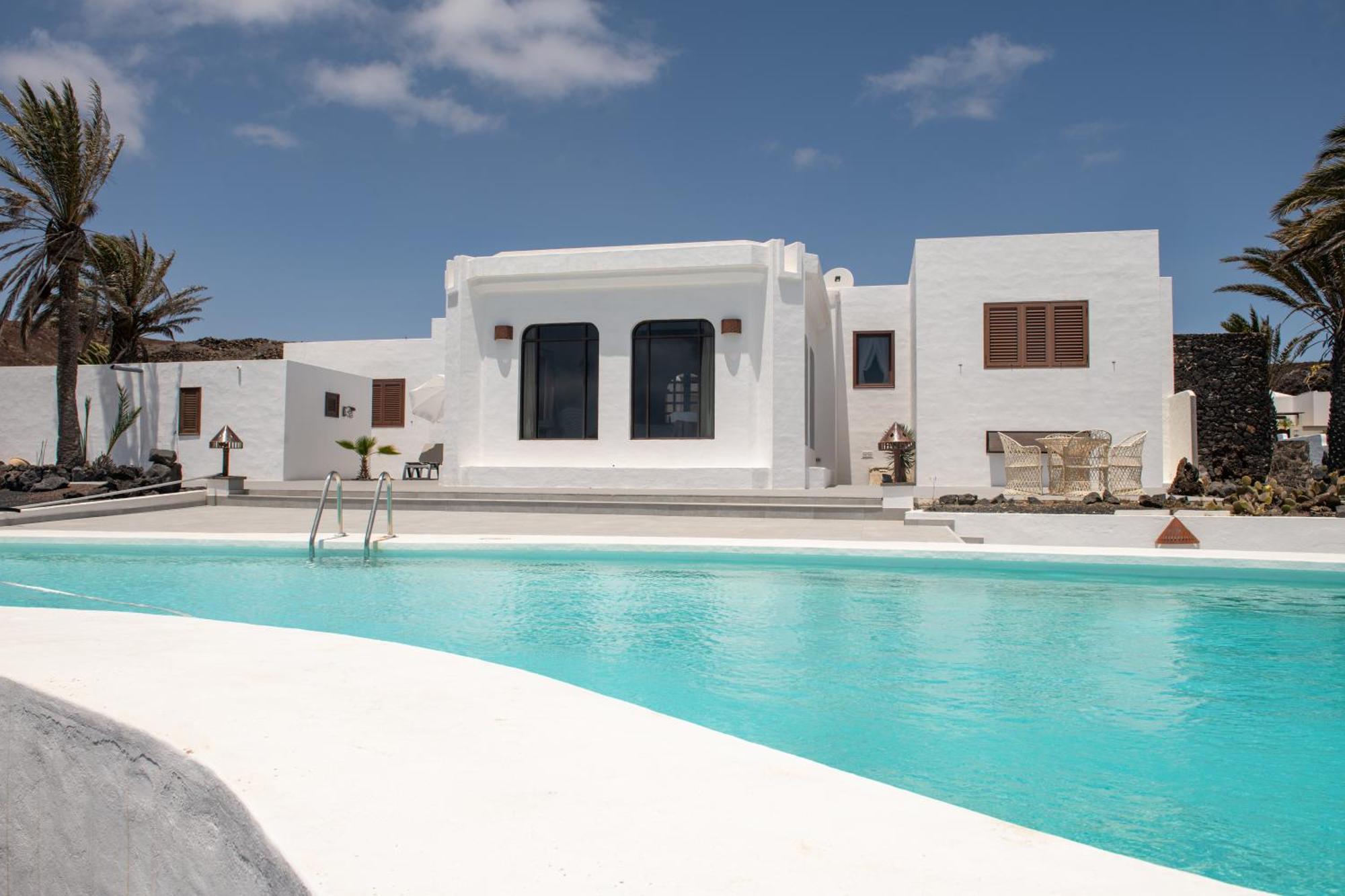 Villa Blanca Nudist Place Charco del Palo Eksteriør billede