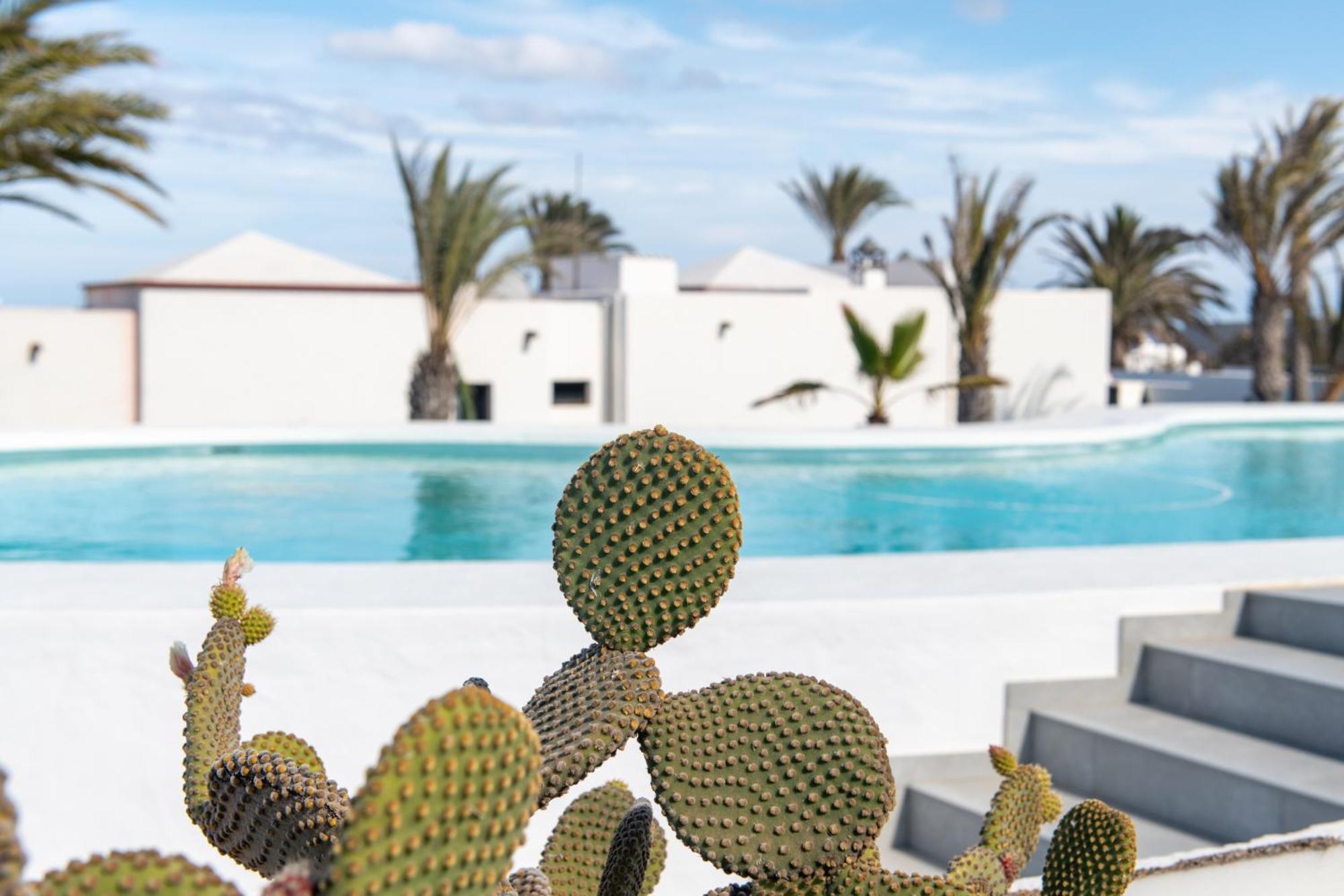 Villa Blanca Nudist Place Charco del Palo Eksteriør billede
