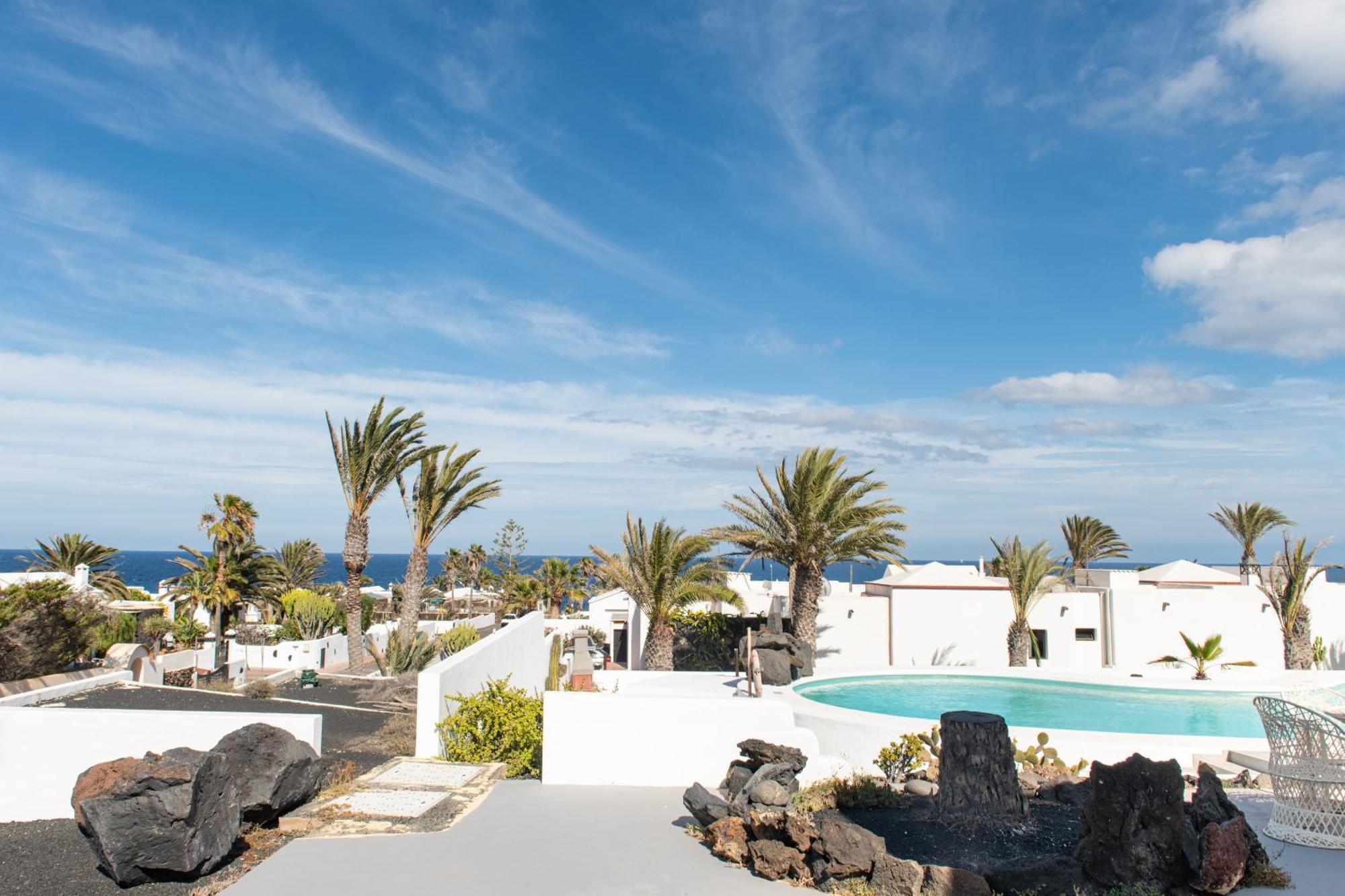 Villa Blanca Nudist Place Charco del Palo Eksteriør billede