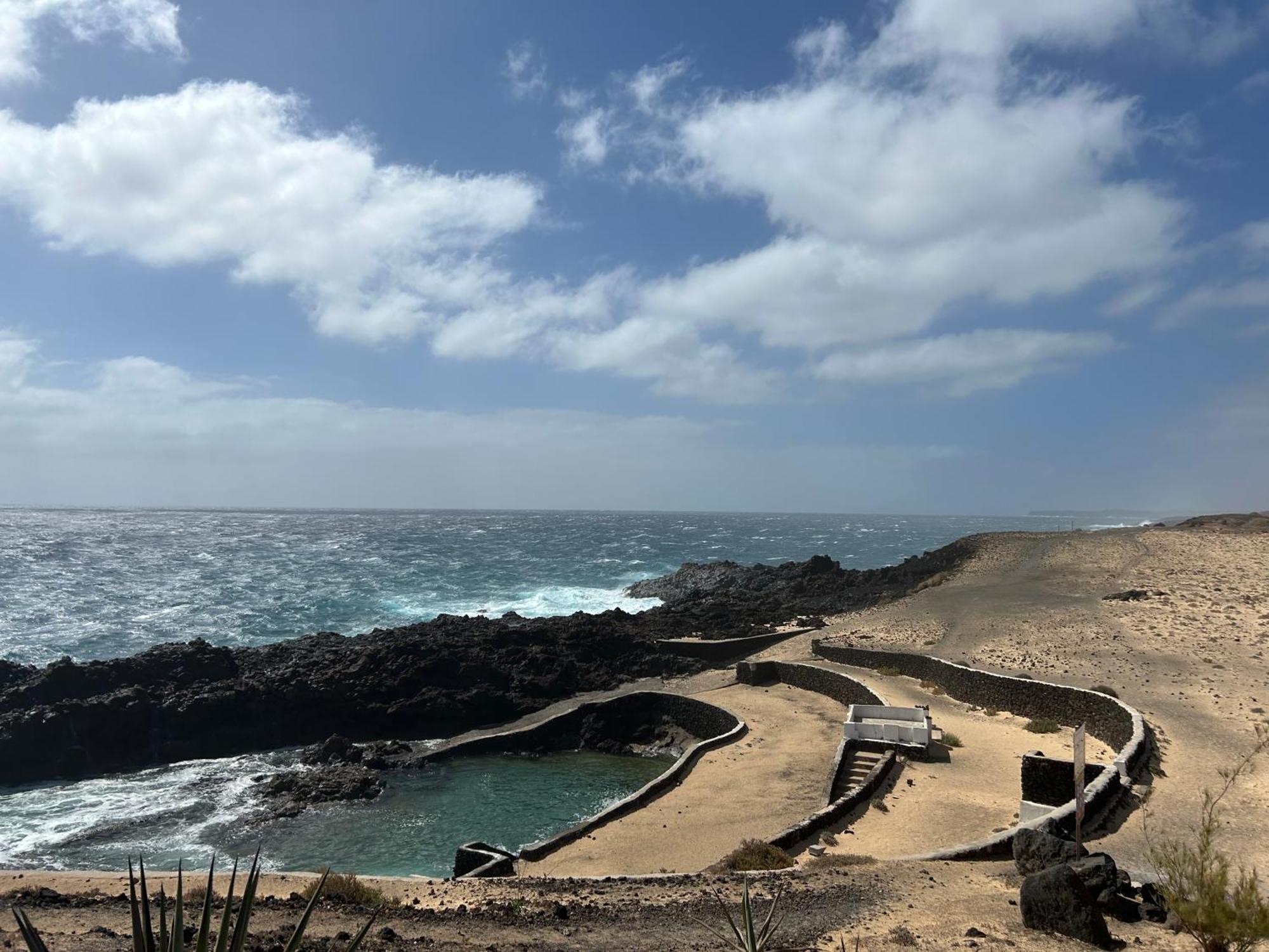 Villa Blanca Nudist Place Charco del Palo Eksteriør billede
